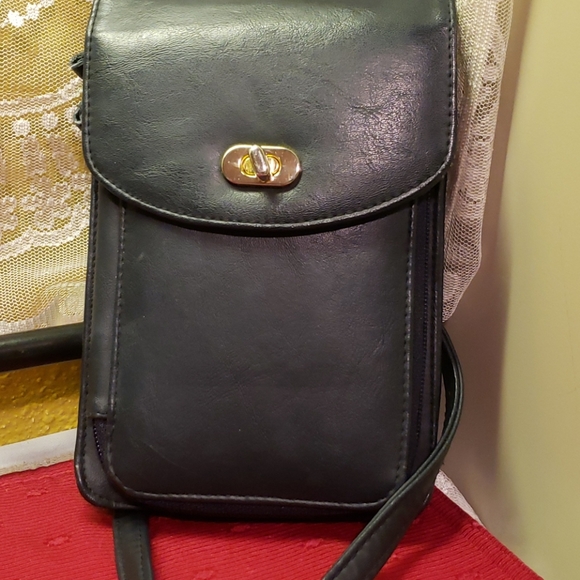 Vtg Michael Stevens Leather Purse/Bag Organizer - Picture 9 of 10